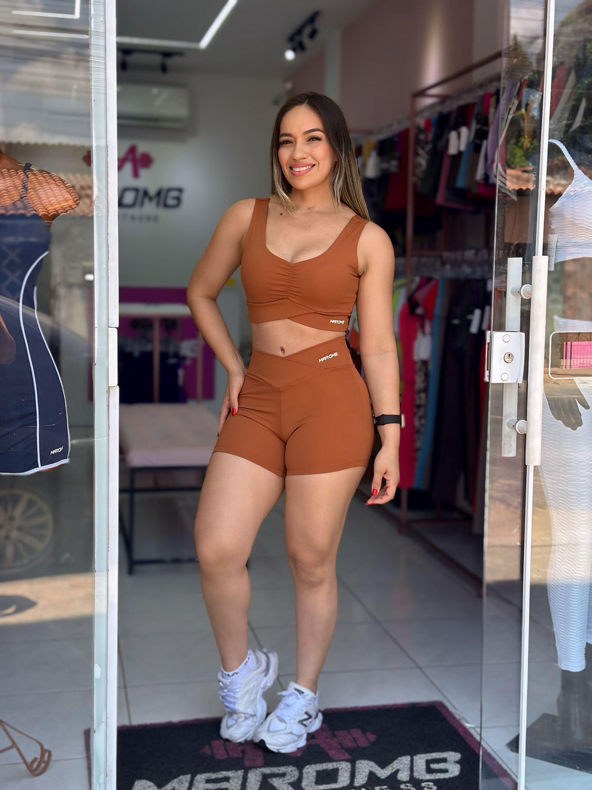 Conjunto Top e Sort Marrom