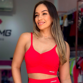 Top Vermelho para Academia com Costas Nua